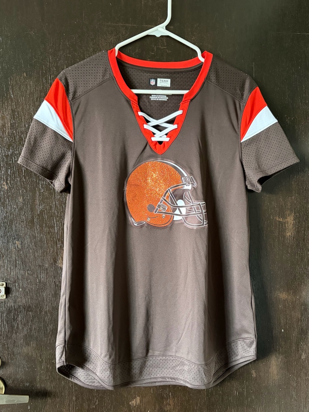 NFL Team apparel Cleveland browns women’s jersey size large